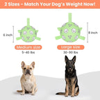Dog Toy Soccer Ball with Grab Tabs, Durable Dog Soccer Ball, Dog Birthday Toys for Medium & Large Dogs, 8 Inch