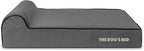 The Dog’s Bed Orthopedic Headrest Dog Bed Large Grey/Black, Memory Foam, Pain Relief: Arthritis, Hip & Elbow Dysplasia, Post Surgery, Lameness, Waterproof Washable Cover