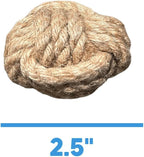 Hemp Rope Dog Tug Toy - Eco-Friendly Dog Pull Rope with Long-Lasting Performance - Interactive & Entertaining Dog Gift - Hemp Rope Perfect for Medium Dogs, (25lbs to 50lbs)
