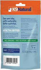 K9 Natural, Freeze-Dried Single Ingredient Dog Treats, High-Value, Low-Calorie Protein Bites for Active Dogs, Healthy Dog Training Treats, Grain-Free Reward, Lamb & Organs, 1.76oz (Pack of 2)