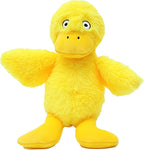 Squeaky Plush Duck Dog Toy - Soft and Durable, Chew Toy for Small and Medium Dogs, Interactive and Adorable, Machine Washable, Ideal Dog Gift for Birthdays and Holidays Yellow