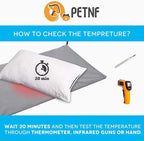 PETNF Pet Heating Pad Temperature Adjustment Anti-bite Puppy with Timer Cat Dog Heating Pad Indoor Waterproof Pet Warming Electric Heated Bed Mat Dog