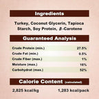 AFreschi Natural Turkey Treats Star Bites –16 oz, Hexagonal Shape, USA-Sourced Trukey, All-Natural, Hypoallergenic, Low-Fat, Healthy & Easily Digestible, Puppy & Training Snack & Small Dogs