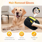 Pet Hair Removal Gloves, 2025 New Electrostatic Pet Hair Remover, Washable Reusable Cat Grooming Gloves for Bed Sheets Couch Clothes Carpet, Premium Pet Care Accessory for Cats and Dogs (1)