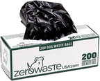 Zero Waste USA 1,000 Premium Dog Waste Station Refill Roll Bags - Up to 40% thicker & stronger than competitor bags - Guaranteed to fit any commercial roll bag dispenser (5 rolls of 200 bags)