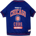 MLB Chicago Cubs Dog T-Shirt, Medium. - Licensed Shirt for Pets Team Colored with Team Logos. - Premium Stretchable Materials for The Comfort of Your Dog & cat.