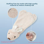 Best Pet Supplies Squeaky Dog Toys with Soft Durable Fabric for Small, Medium and Large Pets Interactive Toy for Indoor Play, Supports Active Biting and Play - Hare, Pig, Large