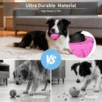 Interactive Dog Toys Dog Ball,Durable Motion Activated Automatic Rolling Toys for Medium/Large Dogs,Automatic Moving, Bouncing,and Rotating,E-TPU Material, IP54 Waterproof (Pink)