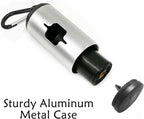 Metal Dog Poop Bag Holder Aluminum Dispenser for Leashes, Hiking & Travel, Lightweight Scratch-Resistant with 3 Attachments and 195 Bags (Silver, 2 Holder 30 Bags)