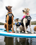 Stunt Puppy Float Doggy Life Jacket, Ergonomic Dog Life Vest for Swimming, Patented Design for Secure Fit, X-Large, Red