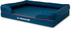 The Dog’s Bed Orthopedic Dog Bed XXL Blue Oxford with Red Trim UK Flag Dog Bed 51.5x39, Memory Foam, Pain Relief: Arthritis, Post Surgery, Lameness, Veterinary Approved, Waterproof Washable Cover