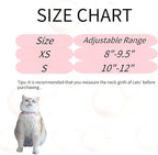 Spiked Cat Collar with Bells, Breakaway Genuine Leather Protective Collar for Kitty, Studs Spikes Punk Style Adjustable for Girl Boy Kittens Small Bunny Rabbit, 8"-9.5" Pink