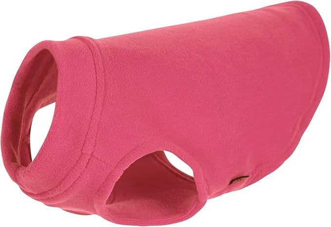 Gooby Stretch Fleece Vest Dog Sweater - Pink, Small - Warm Pullover Super Stretchy Fleece Dog Jacket for Small to Large Dogs