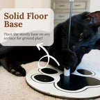 Suction Cup Cat Toys for Indoor Cats Interactive Suction Cup Cat Wand Toy Feather Teaser for Indoor Cats & Kittens Multi Surface Base for Hands Free Play