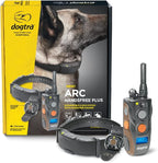 Dogtra ARC HANDSFREE Plus Expandable to 2-Dog Remote Dog Training E-Collar with HANDSFREE Square for Discreet and Precise Control Slim Ergonomic Rechargeable Waterproof 3/4-Mile Range