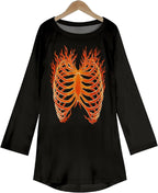MARSVOVO Women Novelty Graphic Plus Size Sweater Crewneck Long Sleeve Cute Printed Loose Fit Casual Fall Sweaters Top
