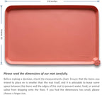 Hoki Found -Waterproof Pet Feeding Mats with High Lips - Multiple Size and Colors for Dogs, Cats & Others-BC