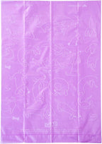Glad for Pets Scented Waste Bags, Tear Resistant Pet Poop Pick-up Bags with Leak Protection, Fresh Lavender Scent, Purple Designs, 6 rolls, 90 bags total