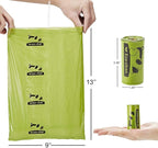 ECO-CLEAN Dog Poop Bags, 24 Rolls/360 Bags with Dispenser, Dog Waste Bags, Unscented, Leak-Proof, Easy Tear-Off