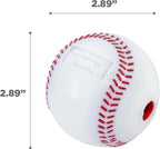 Outward Hound by Planet Dog Baseball, Durable Treat-Dispensing Dog Ball, Interactive Fetch Toy, Orbee-Tuff, Mint Scented, BPA-Free, for Indoor & Outdoor Play, White