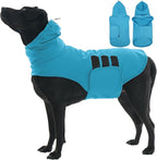 X-Large Dog Fireworks Calming Vest with Adjustable Chest | Hood Neck Wraps Cover,Soft Lightweight Anxiety Shirt for Lightningstorms,Separation,Home Alone(Blue)