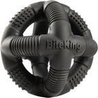 Natural Rubber Dog Balls for Large Aggressive Chewers - Lifetime Replacement - Indestructible and Durable Dog Toys for Large Breed, Black