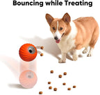 Interactive Dog Toys, Zoomie 2.0 Buddy, Treat Dispensing Dog Puzzle Toy, Dog Treat Ball, Durable Motion Activated Moving Dog Toy for Puppy Small Medium Large Dogs, USB Rechargeable