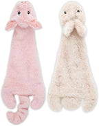 Best Pet Supplies Squeaky Dog Toys with Soft Durable Fabric for Small, Medium and Large Pets Interactive Toy for Indoor Play, Supports Active Biting and Play - Hare, Pig, Large