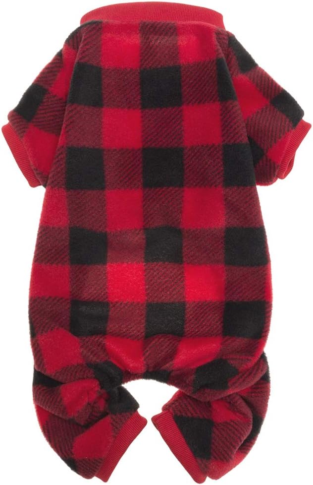 SCENEREAL Dog Pajamas for Small to Large Dogs Soft Pet Sweater Clothes Warm Puppy Onesie Outfits for Doggie Winter Christmas - Dog Jammies Pjs