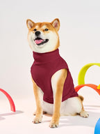 Haloumoning Fleece Dog Sweater Turtleneck Pullover Sweatshirt Pet Winter Warm Clothes