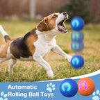 2025 New Dog Ball for Large Dogs, 2PCS Interactive Dog Ball Toy Vibrating Balls, Smart Shaking Pet Bounce Electric Balls Automatic Moving Pet Toy for All Dogs (A1+A2)
