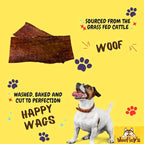 Woofley's - Esophagus Jerky (30 Count) - Gullet Sticks for Dogs - Safe, All-Natural Dog Chews - Promotes Dental Health