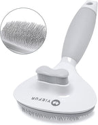 Cat Hair Brush,Cat Brush for Shedding,Soft Silicone Self Cleaning Brushes for Short and Long Haired Cats for Grooming and Shedding