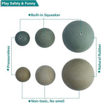 AMA SPORT Squeaky Tennis Balls for Dogs 12 Pack 2.0" Squeaky Tennis Balls for New Puppy Small Dog Toys for Fetch, Exercise, Outdoor Play