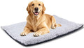 Heated Cat bed Self Warming Cat Bed Self Heating Cat Dog Mat Advanced Extra Warm Thermal Pet Pad For Indoor Outdoor Pets with Removable Cover Non-Slip Bottom Washable Non Electric Grey 27.5*45.2inch