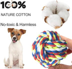6 Pack Dog Rope Toys for Small Medium Large Breed, Tough Chew Ropes Tug Toy for Dogs, Flying Disc Fetch Toy Dog Rope Ball, Interactive Toy for Boredom, Puppy Teeth Cleaning