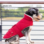 KYEESE Dog Coat Soft Pet Sweater for Cold Weather Warm Pet Winter Puffer Coat with Leash Hole Waterproof Dogs Jacket with Fleece Lined Windproof Dog Coats for Small Dogs Thick Cat Clothes with Pocket