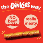 Hartz Oinkies Smoked Twists with Naturally Smoked Pork Rawhide-Free Dog Treats, Highly Digestible Long Lasting Dog Chews, 20 count