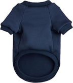 Puppy Sweater for Small Dogs Clothes Warm Winter Cat Clothe Pet Sweatshirt Knitwear Doggie Kitten Clothing (Small, Navy)