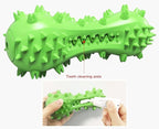 Dog Toy, Toothbrush Dogs Chew Squeaky Toys, Durable Bones for Aggressive Chewers, Dental Oral Care for Small, Medium and Large Dogs - Green