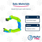 My Pet & Me – Durable Rope Dog Toy for Chewing, Tug of War, and Interactive Play – Perfect for Puppies and Active Dogs (21.6 Inch, 4-Knot Dog Rope Toy)
