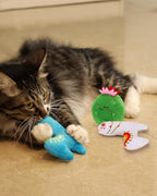 CiyvoLyeen Cactus Llama Catnip Toys 5Pcs Chew Interactive Toy for Cat Lover Cute Birthday Gift Indoor Kitty Bite Pet Supplies