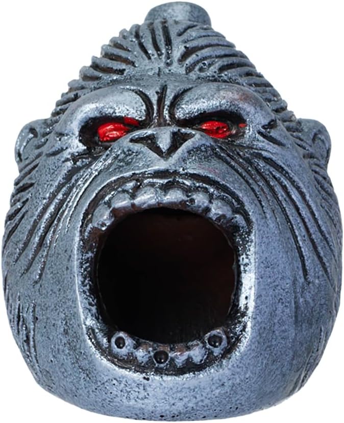Aztec Death Whistle, Up To125+ Decibels Loud Real Screaming Silbato Azteca Death Whistles Loudest Authentic Human Ehecachichtli Sounding Screams Aztec War Whistle Halloween Costumes Gift (Silver)