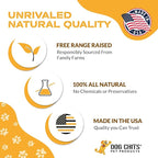Dog Chits Lamb Ears for Dogs – 100% Natural Baked Lamb Ear Dog Treats – Grain-Free, High Protein, Lower Fat Training Chews – Dental Health & Joint Support – for Large, Medium Dogs – 15 Pack