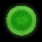 WEST PAW Zogoflex Zisc Dog Flying Disc, High Flying Aerodynamic Disc for Dogs Puppy – Lightweight, Floatable Disc for Fetch, Tug of War, Catch, Play – Doubles as Food/Water Bowl, Small 6.5", Glow