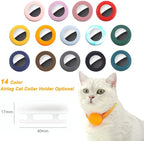 Personalized Cat Collar with Bells,Velvet Customized Small Cat Collar with Name Tag,Pet Collar with Name Phone Number Engraved ID Tags for Boy and Girl Kitten Cats (Mint Powder)