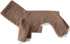 Esobo Fashion Winter Dog Warm Coat Jacket Four-Legged Neck Warm Pet Sweaters for Small Medium Large Dogs Brown