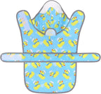 HDE Dog Raincoat with Clear Hood Rain Jacket Poncho for Small Medium Large Dogs Sailor Ducks Blue - L