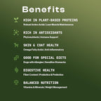 MDRNpup® Unique Dog Treats, Human Grade and All-Natural, Only Five Ingredients, High Protein - Amino Acids, Nothing Artificial, Soft Baked in The USA (13.2 Ounce, Veggie Protein Blend)