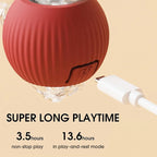 Interactive Cat Toys Ball,Movable Cat Toys, Smart 360° Automatic Rolling Pet Ball, USB Rechargeable, Ideal Christmas Pet Gift, Relieves Boredom for Indoor Cats